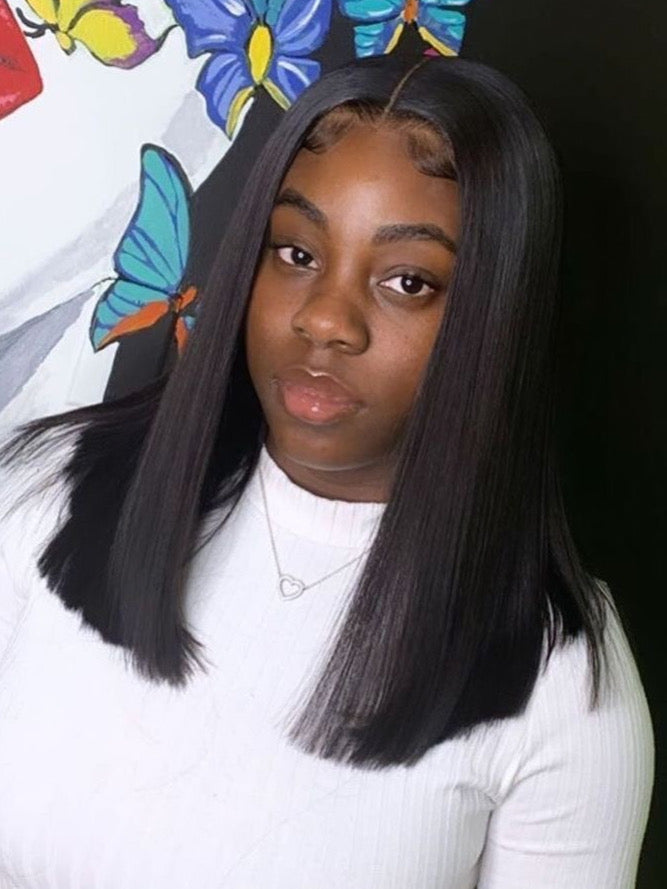 Carré Lisse Noire