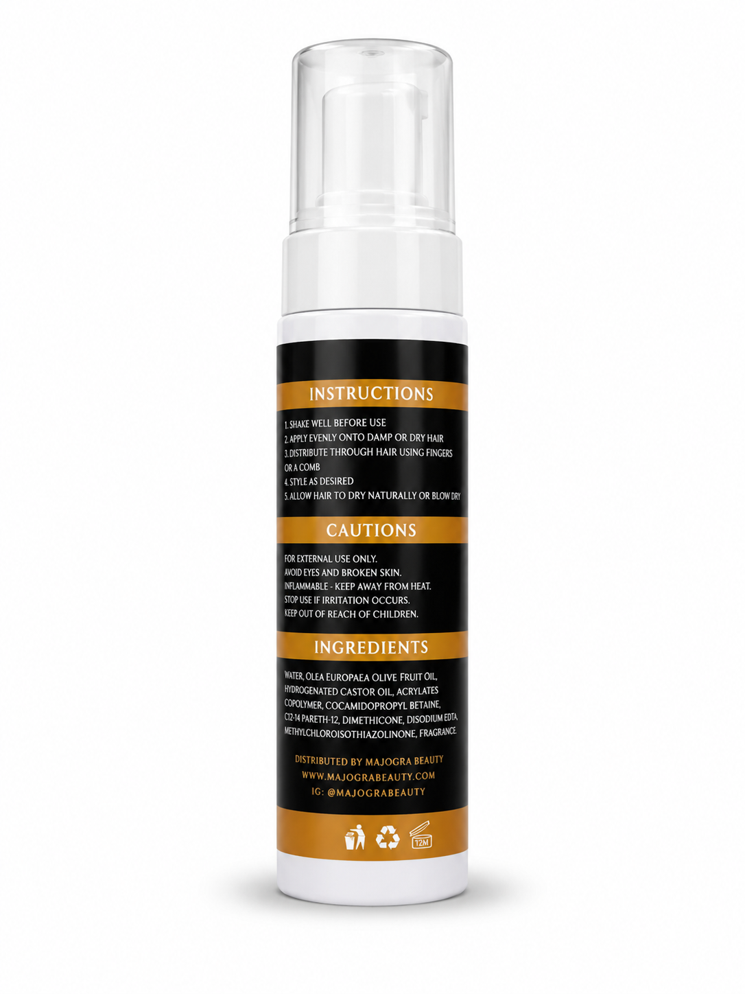 MAJOGRA'S MOUSSE – Styling Mousse FRIZZ CONTROL
