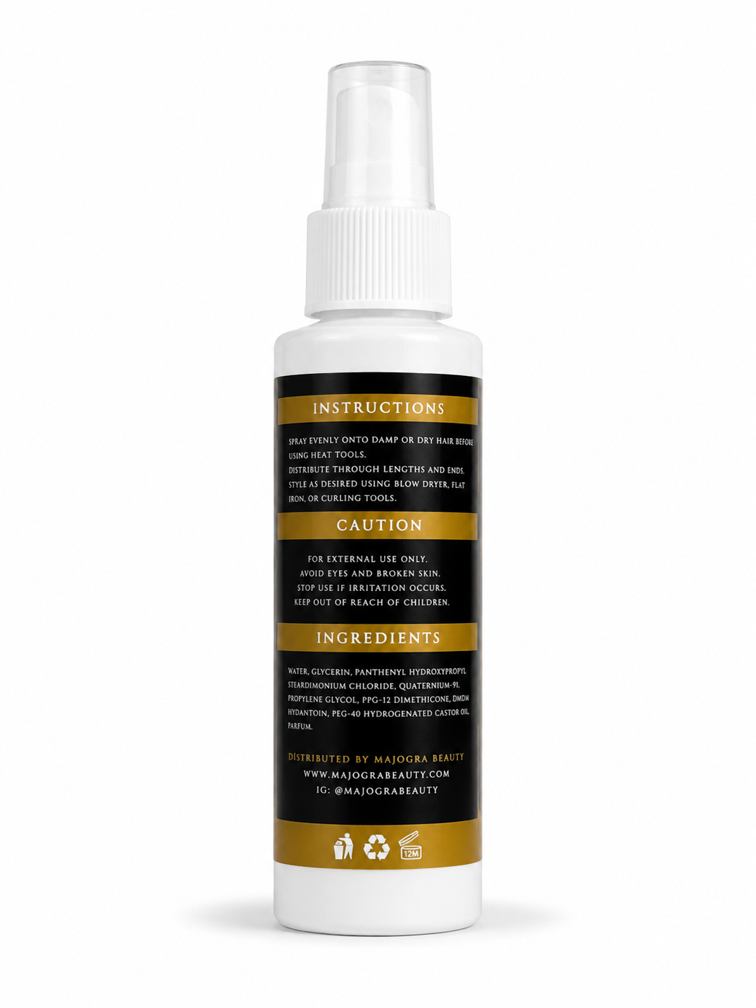 MAJOGRA'S SHIELD – Heat Protectant Spray