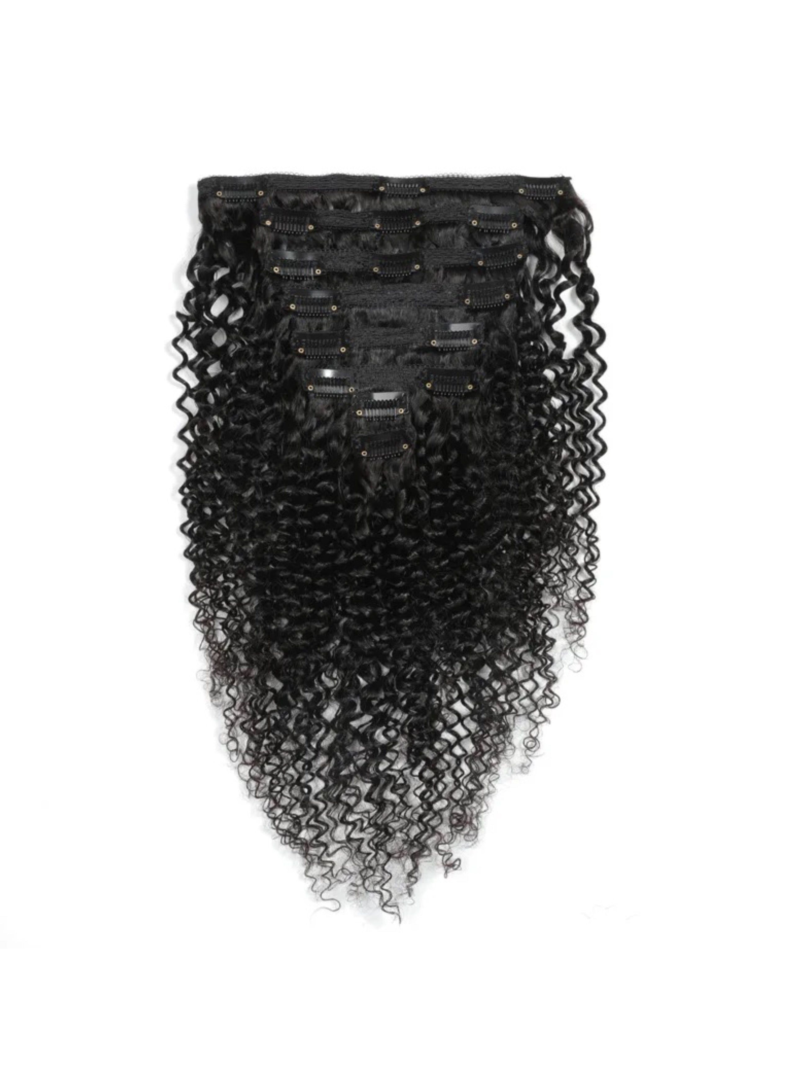 Clip Ins Kinky Curly Noir