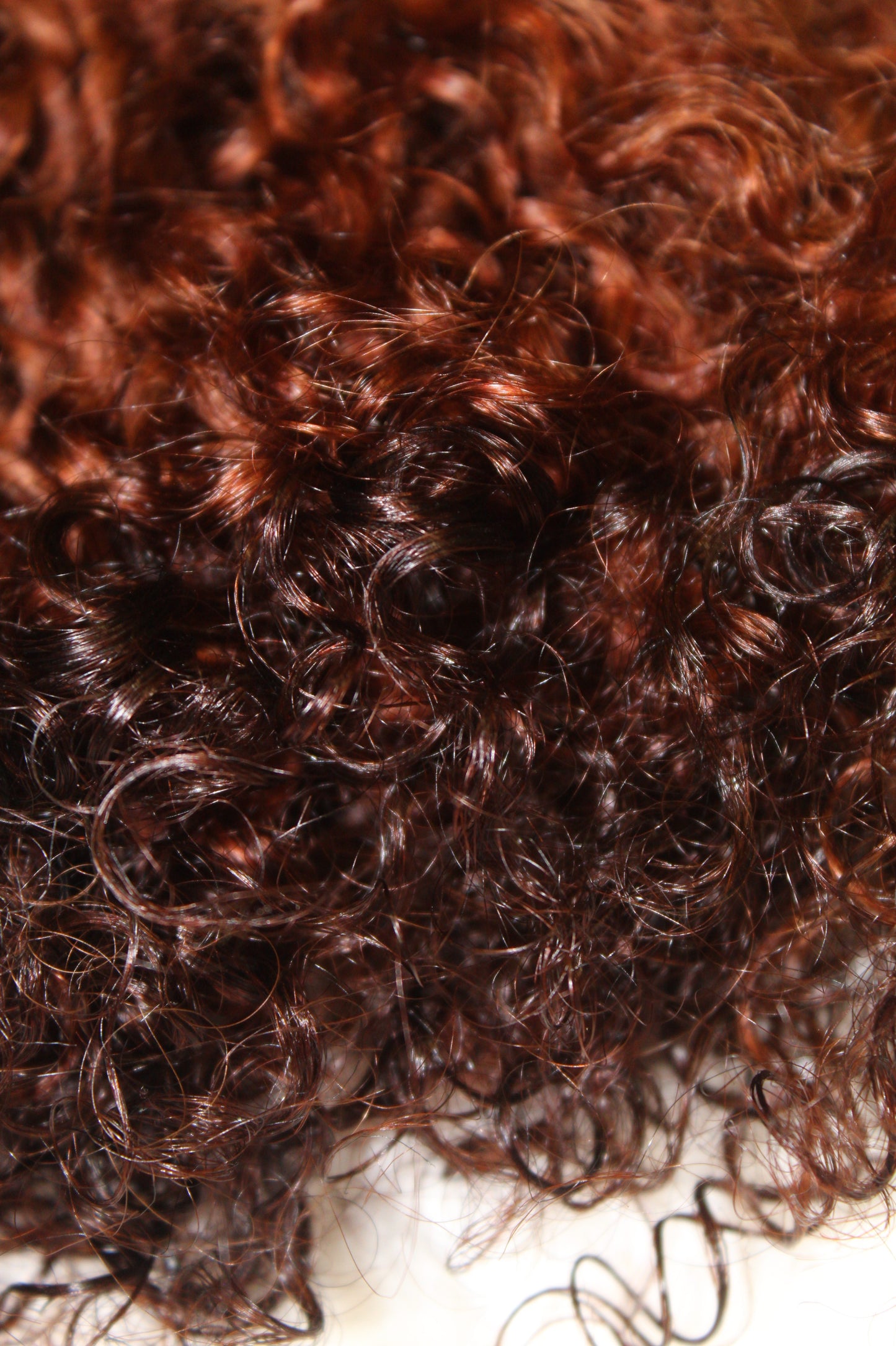 Perruque Pixie Curly Dégradé Marron