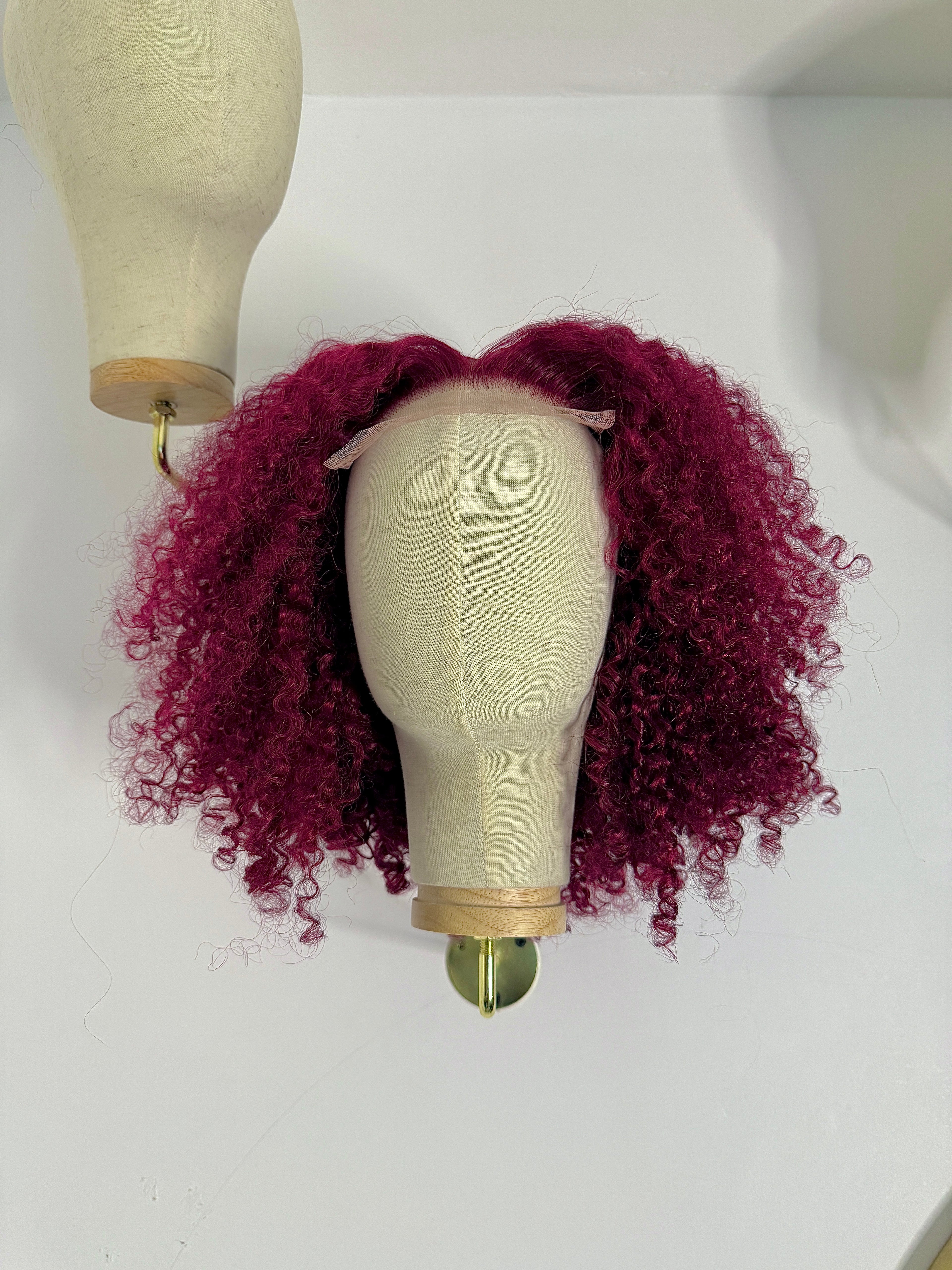 Perruque Kinky Curly Bordeaux 99J | Majogra Beauty