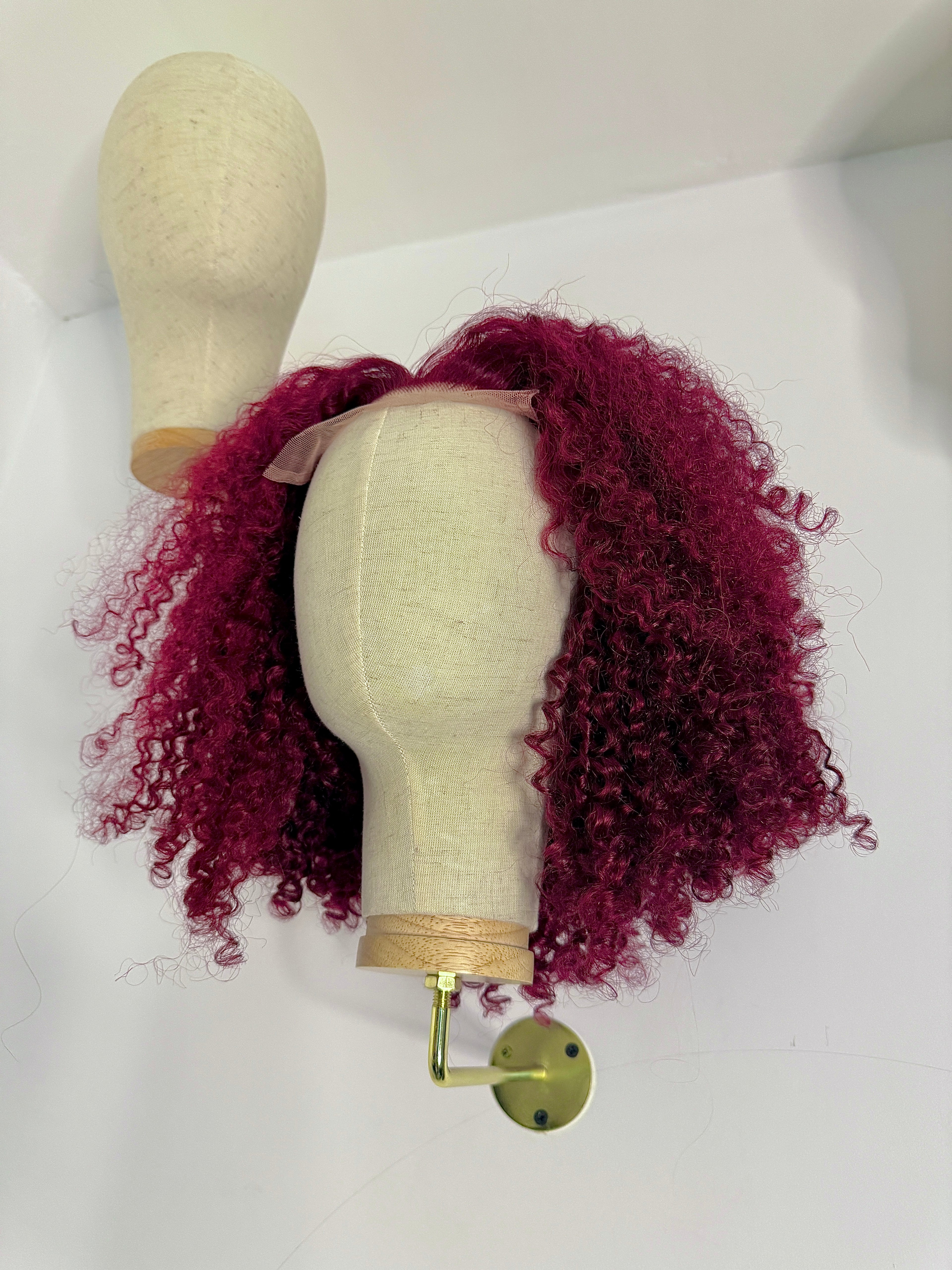 Perruque Kinky Curly Bordeaux 99J | Majogra Beauty