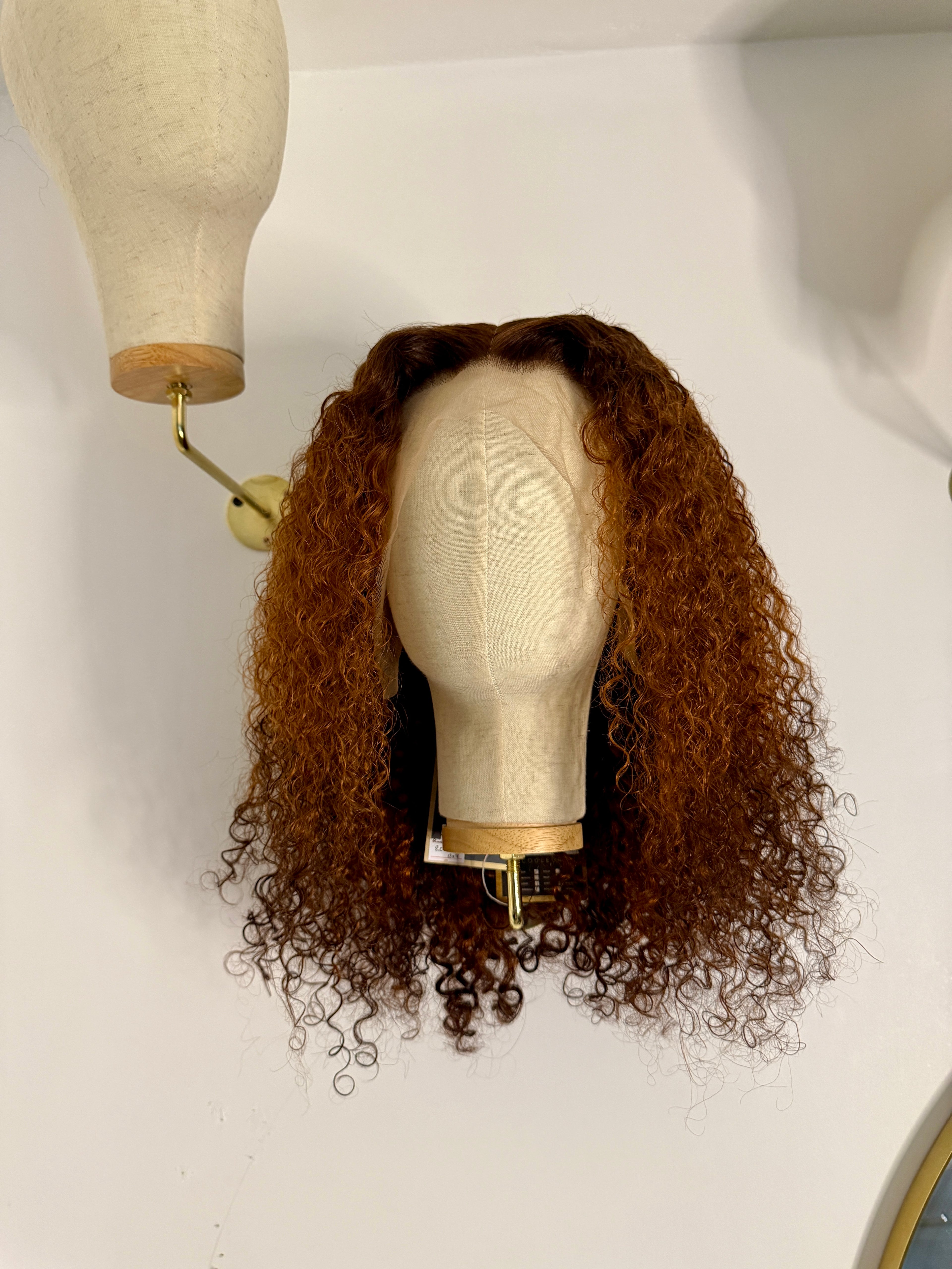 Perruque Pixie Curly Dégradé Marron | Majogra Beauty