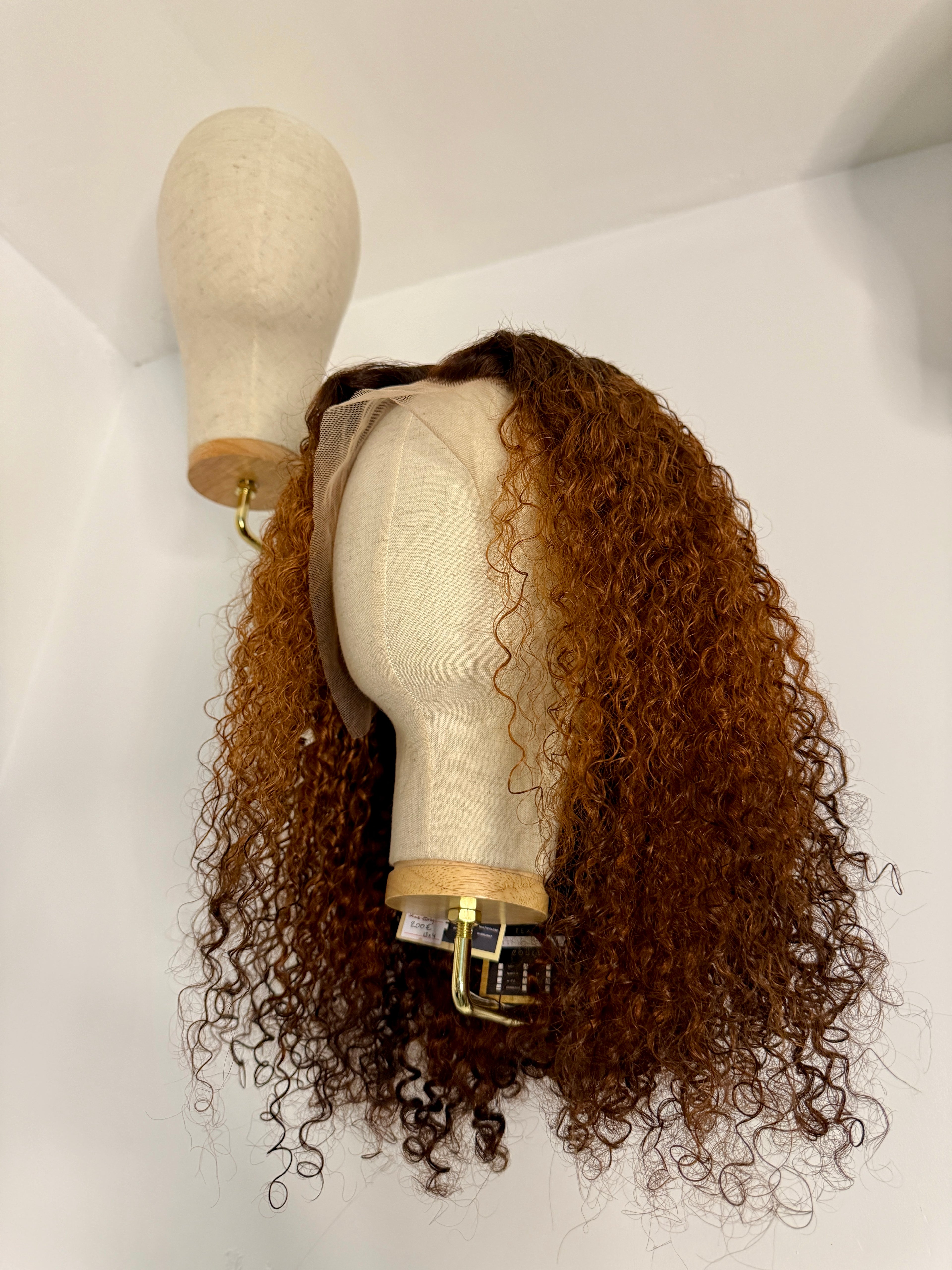 Perruque Pixie Curly Dégradé Marron | Majogra Beauty
