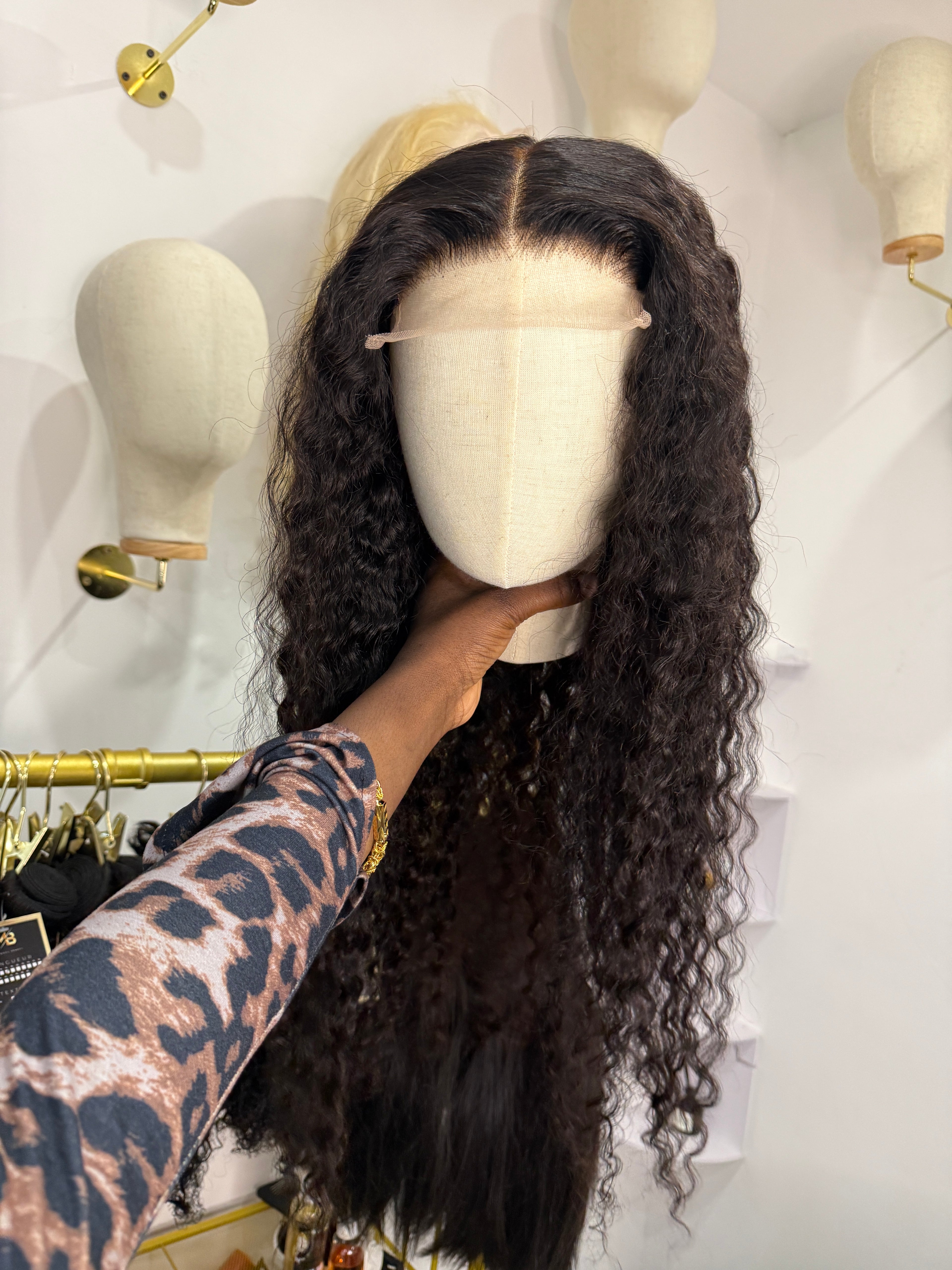 Perruque Deep Wave Noir Naturel | Majogra Beauty