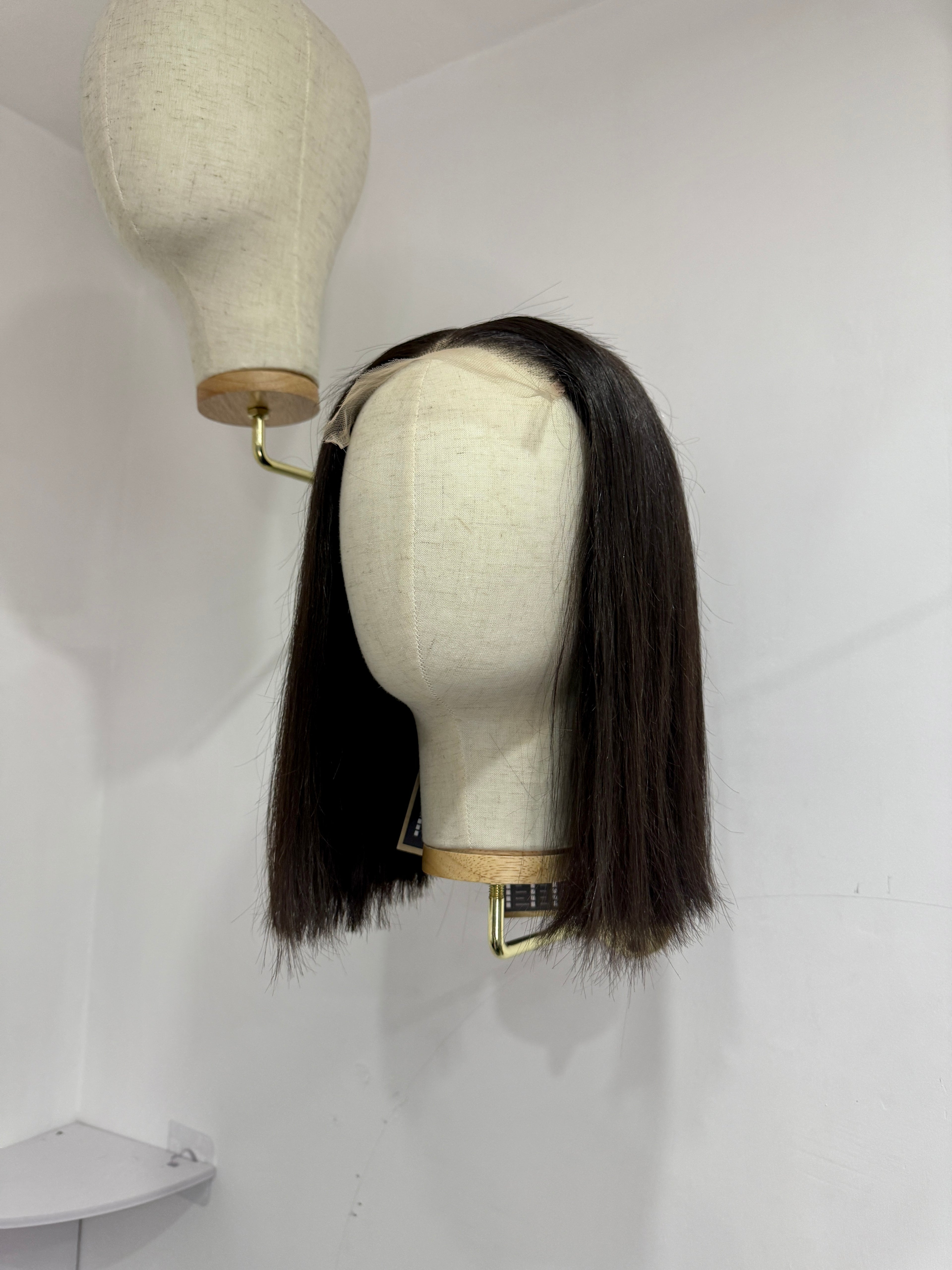 Perruque Bob Lisse Raw Hair Noir Naturel | Majogra Beauty