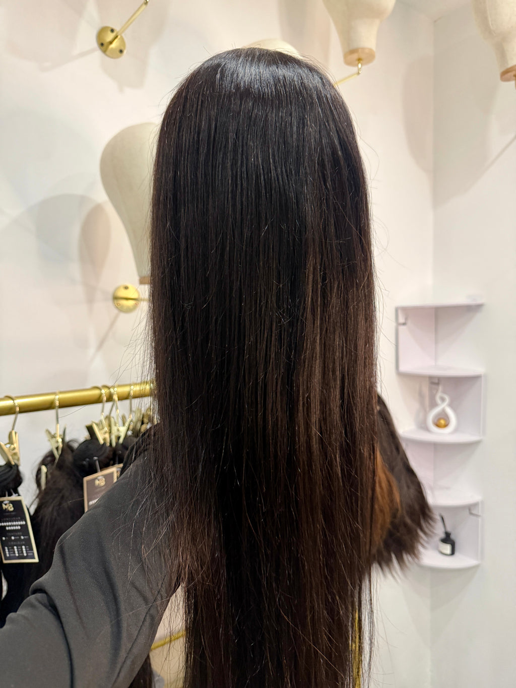 Perruque Lisse Noir Naturel | Majogra Beauty