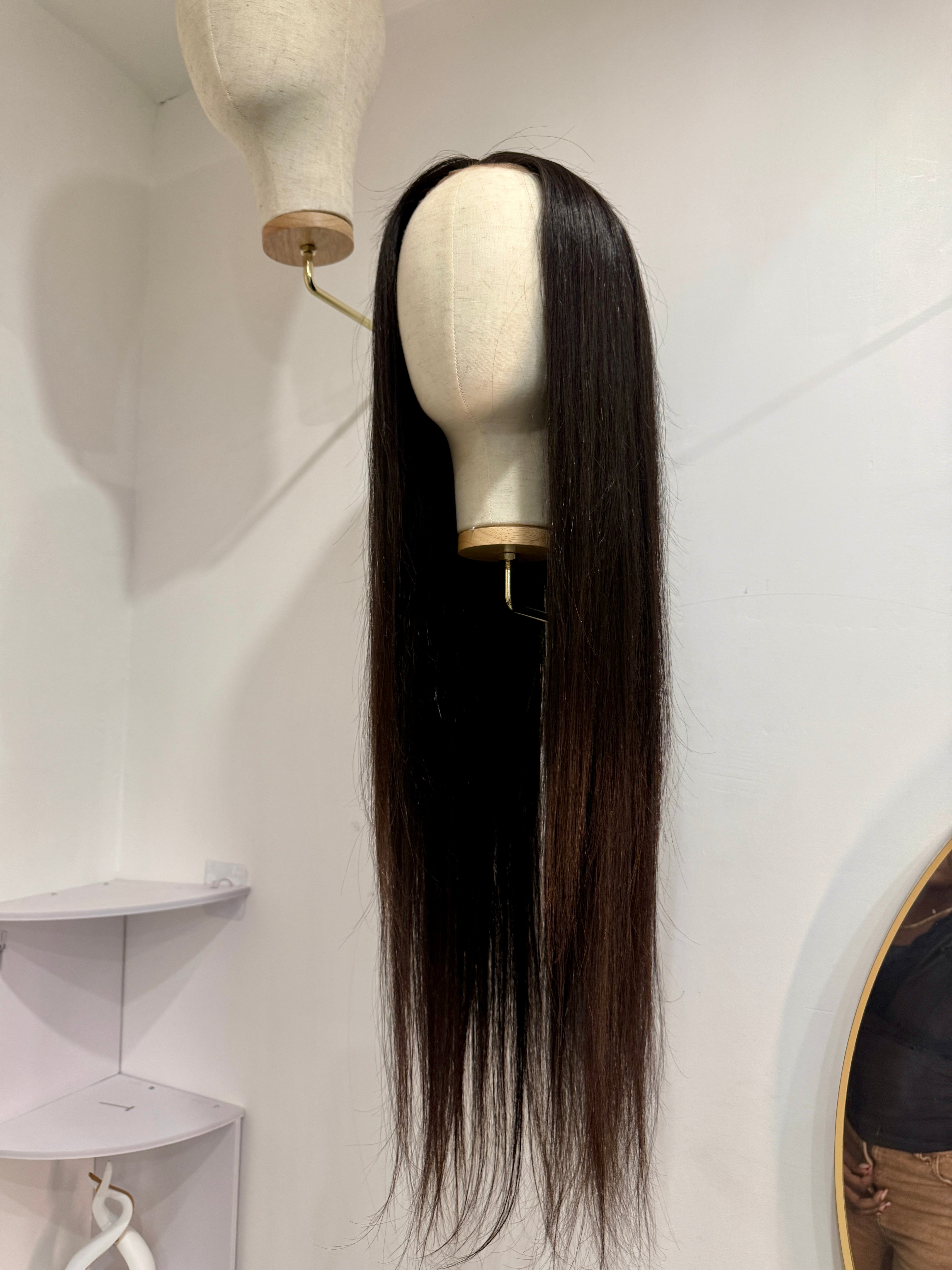 Perruque Lisse Noir Naturel | Majogra Beauty
