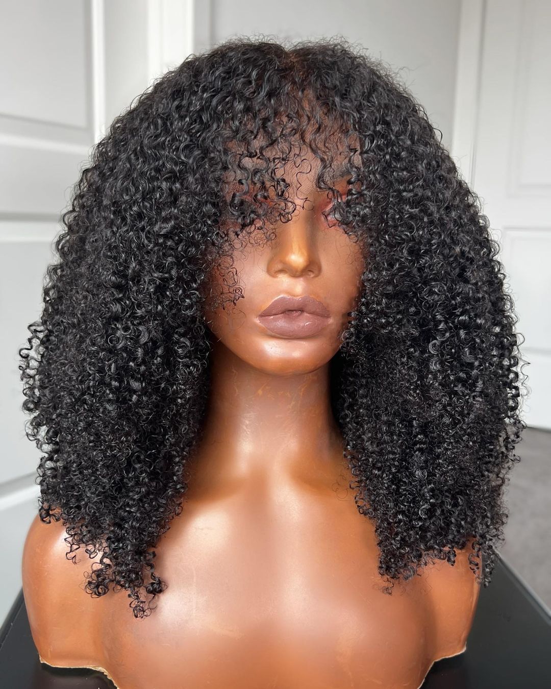 Perruque Kinky Curly Noire