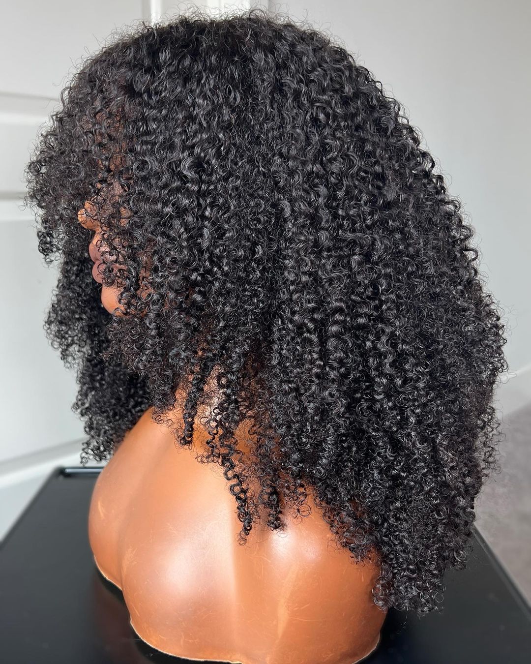 Perruque Kinky Curly Noire