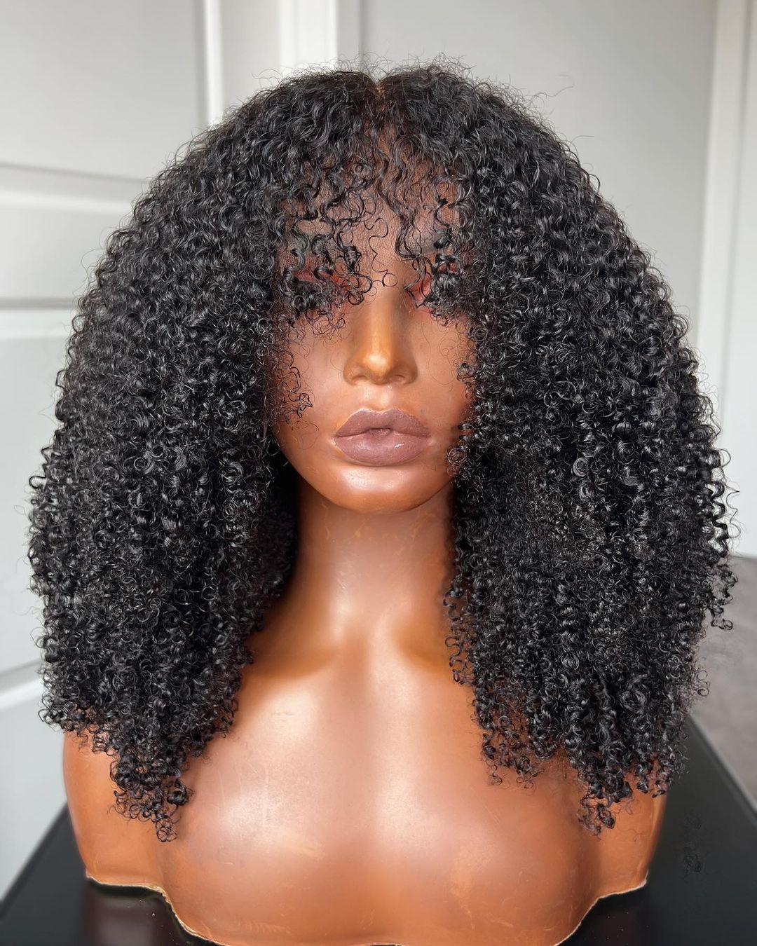 Perruque Kinky Curly Noire