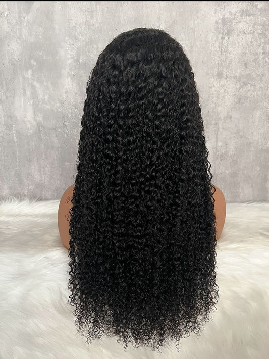 Perruque Pixie Curly Noire 24 Pouces