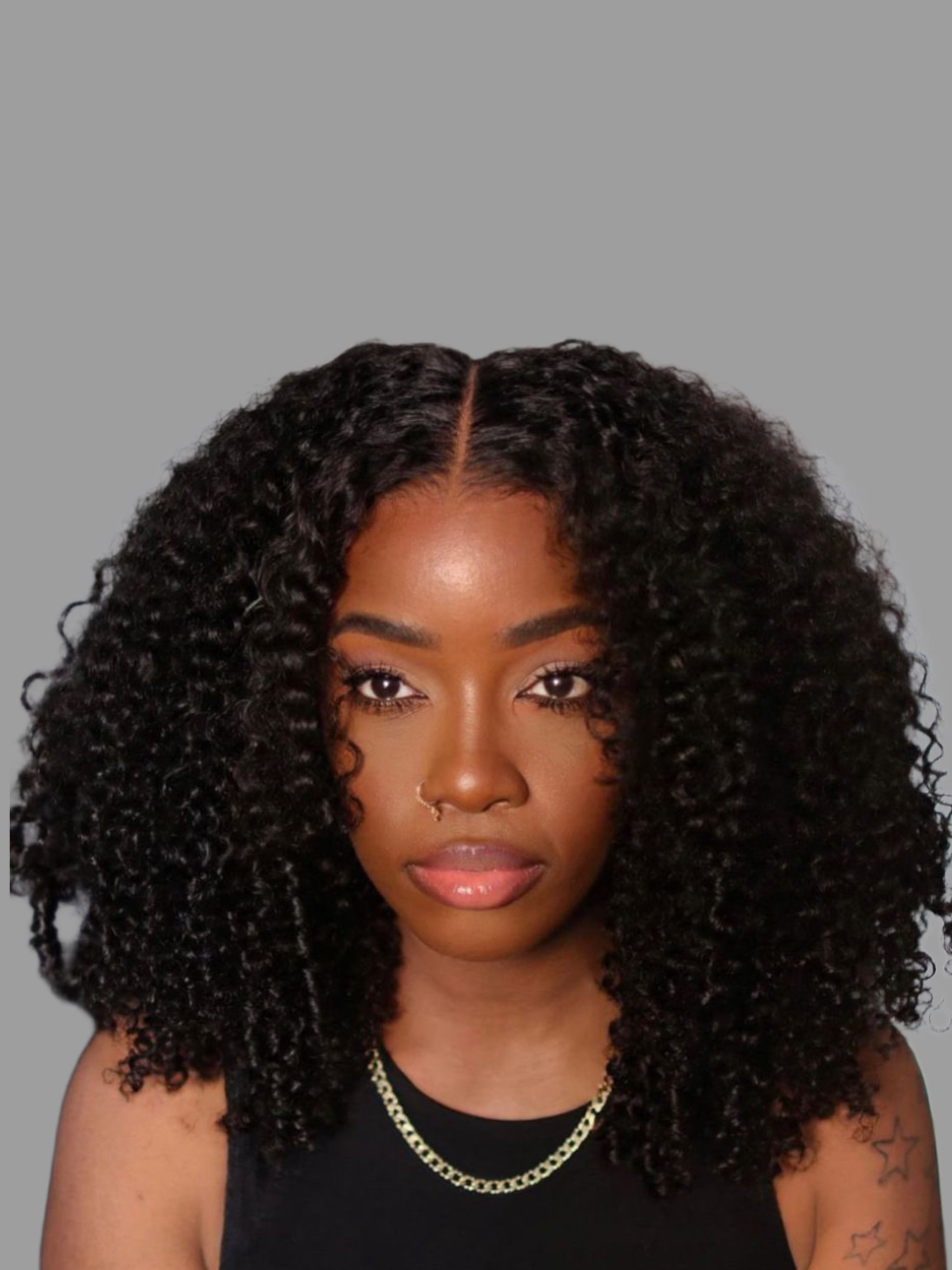 Carré Burmese Curls Noire