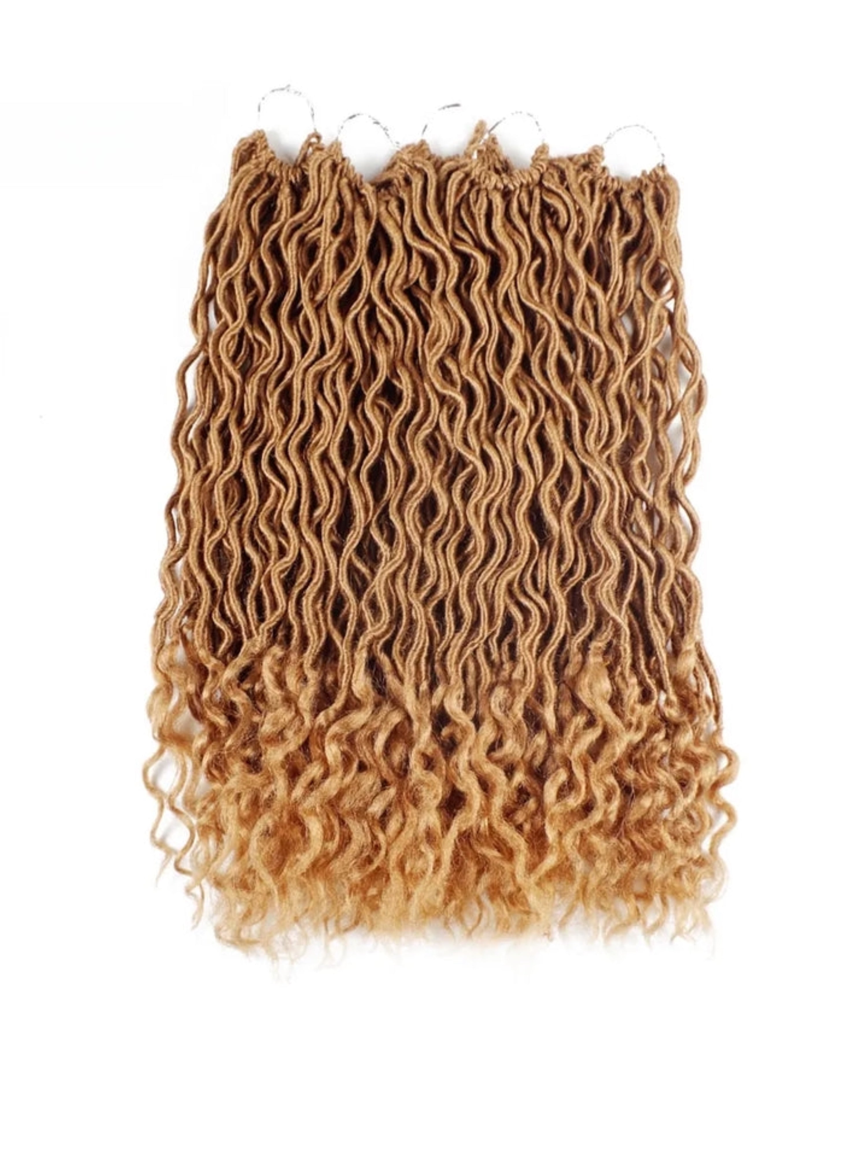 Curly Faux Locs Extensions 6pcs